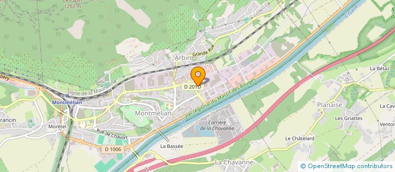 localisation de l'entreprise MELIAN à MONTMELIAN