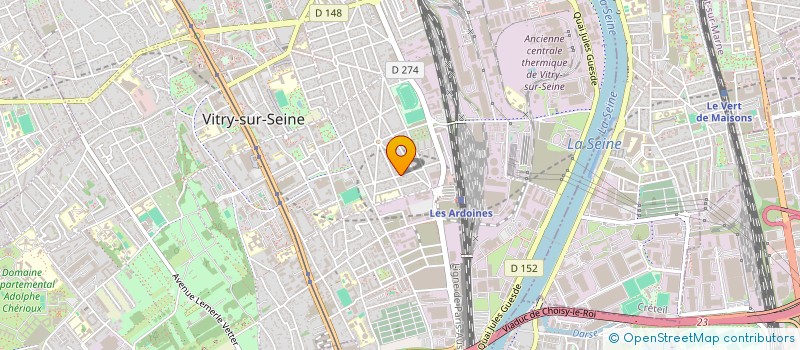 localisation de l'entreprise MELIANA  VITRY-SUR-SEINE