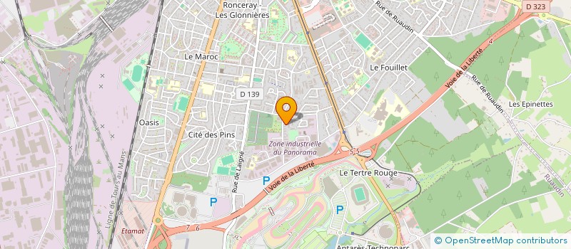 localisation de l'entreprise MELIAND FRERES  LE MANS