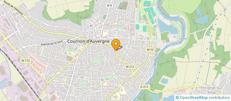 localisation de l'entreprise MELIANE  COURNON-D'AUVERGNE