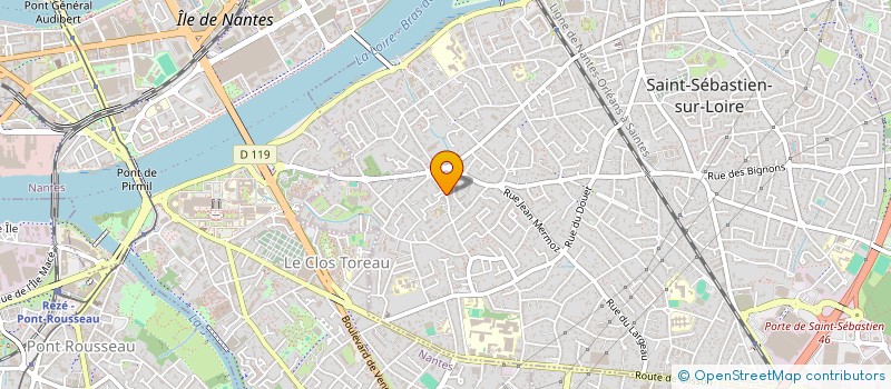 localisation de l'entreprise MELIAUDE à SAINT-SEBASTIEN-SUR-LOIRE