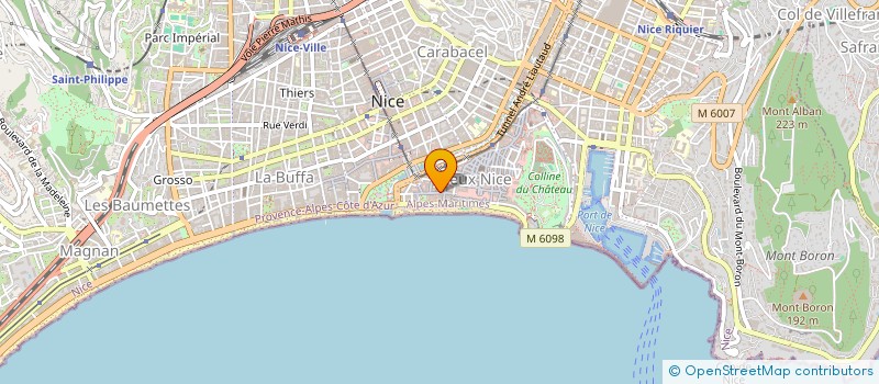 localisation de l'entreprise MELICASS à NICE