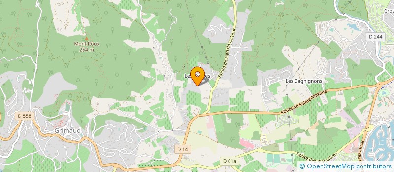localisation de l'entreprise MELICE à GRIMAUD