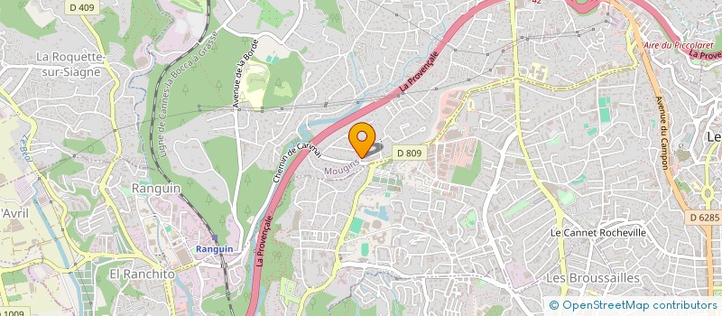 localisation de l'entreprise MELICLA à MOUGINS