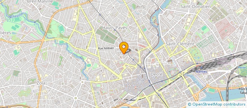 localisation de l'entreprise MELICOME à NANTES