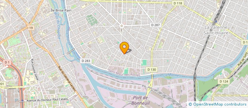 localisation de l'entreprise MELICYLA à SAINT-MAUR-DES-FOSSES