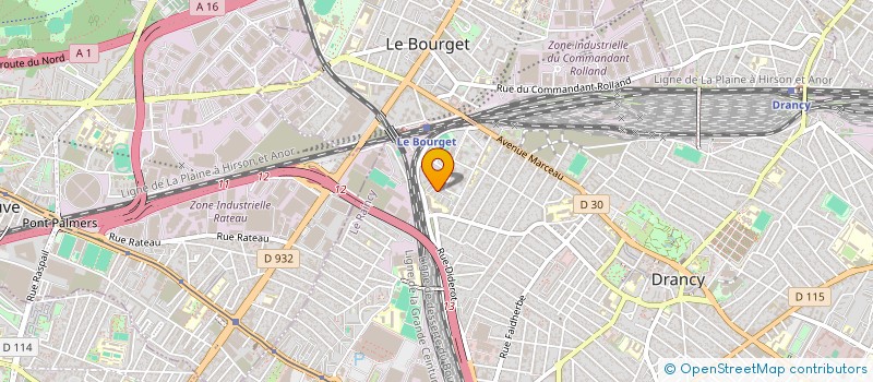 localisation de l'entreprise MELIDA DECO  AUBERVILLIERS