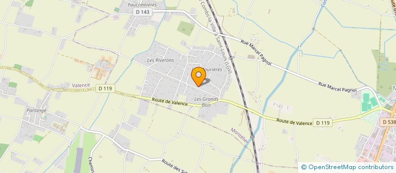 localisation de l'entreprise MELIDE INVEST à MONTELIER