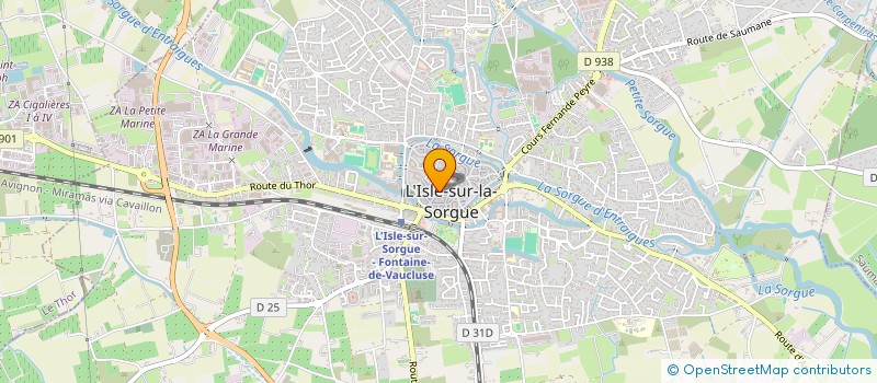 localisation de l'entreprise MELIDECO à L ISLE SUR LA SORGUE