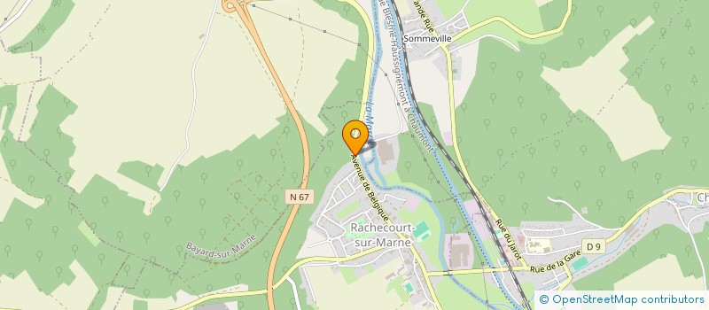 localisation de l'entreprise MELIDICE à RACHECOURT-SUR-MARNE