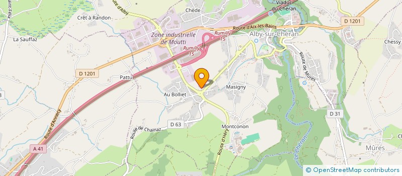 localisation de l'entreprise MELIDIS à ALBY-SUR-CHERAN