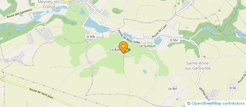 localisation de l'entreprise MELIDONIA  SAINTE-ANNE-SUR-GERVONDE