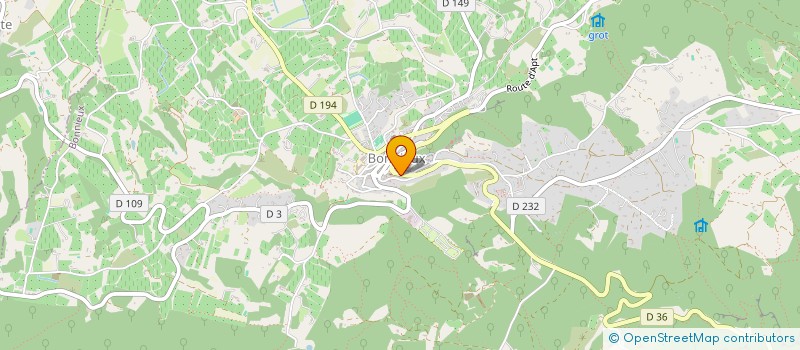 localisation de l'entreprise MELIE  BONNIEUX