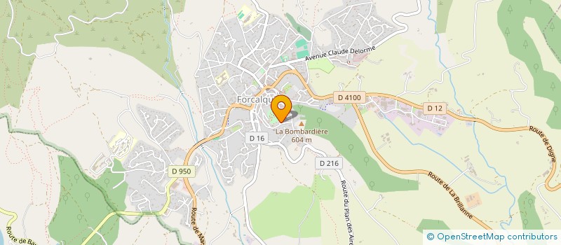 localisation de l'entreprise MELIE DERAIN COM à FORCALQUIER