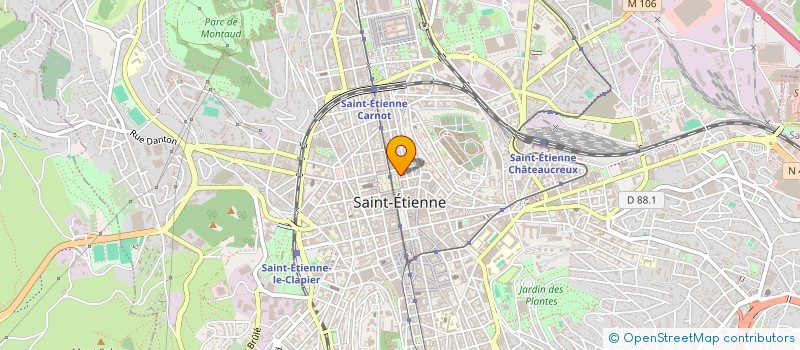 localisation de l'entreprise MELIES CAFE à SAINT-ETIENNE