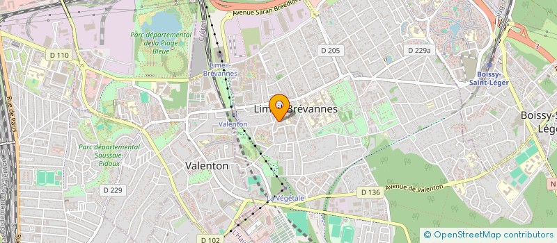localisation de l'entreprise MELIFLO à LIMEIL-BREVANNES