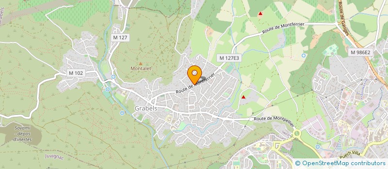 localisation de l'entreprise MELIGA  GRABELS