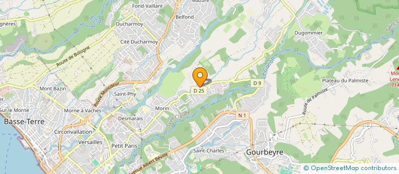 localisation de l'entreprise MELIGAN à SAINT-CLAUDE