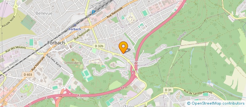 localisation de l'entreprise MELIH  FORBACH