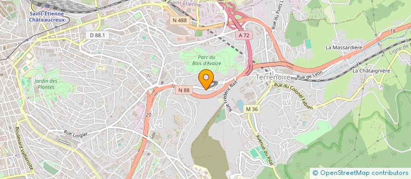 localisation de l'entreprise MELIK  SAINT-ETIENNE