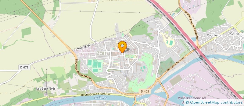 localisation de l'entreprise MELIK  MONTEREAU-FAULT-YONNE