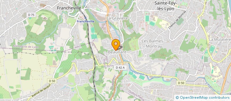 localisation de l'entreprise MELIL  SAINTE-FOY-LES-LYON