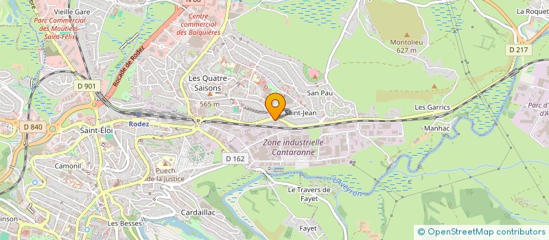 localisation de l'entreprise MELILA JARDIN à ONET-LE-CHATEAU