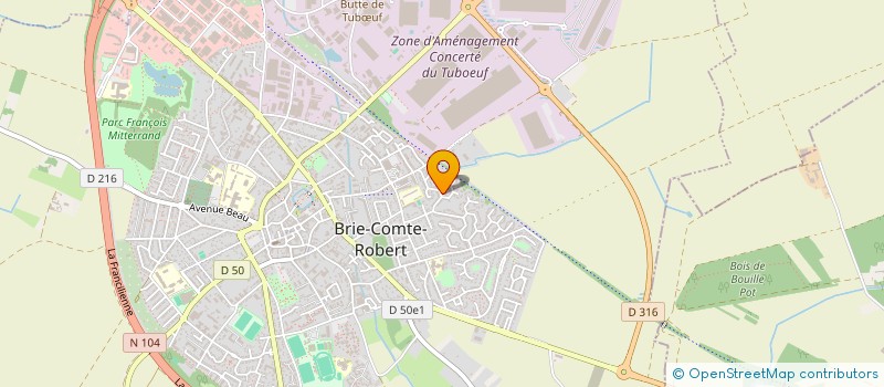 localisation de l'entreprise MELILANN  BRIE-COMTE-ROBERT