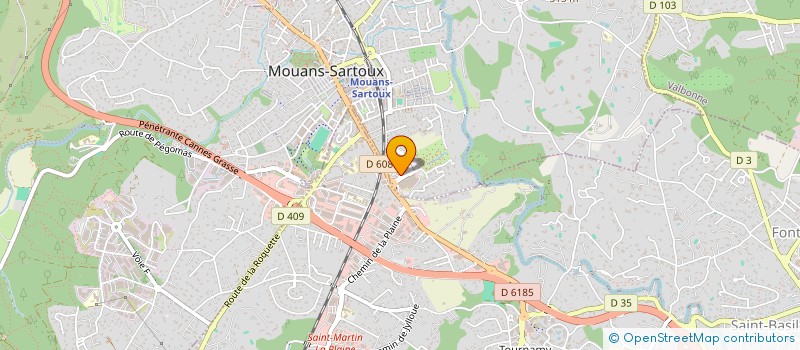 localisation de l'entreprise MELILO à MOUANS-SARTOUX