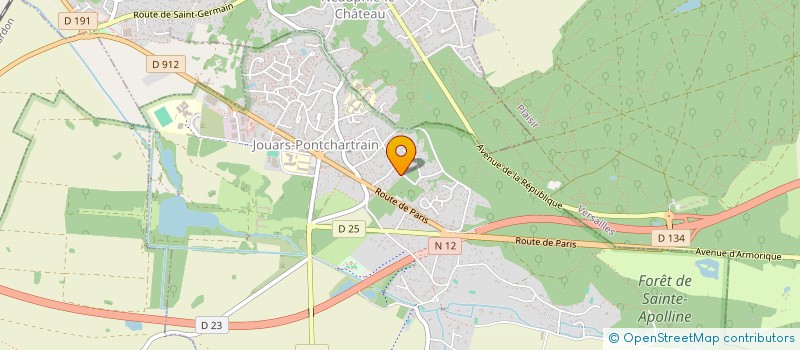 localisation de l'entreprise MELILOU  JOUARS-PONTCHARTRAIN