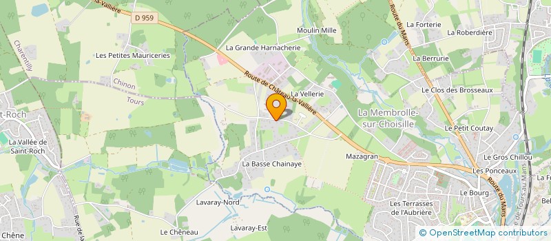 localisation de l'entreprise MELIMAN  LA MEMBROLLE-SUR-CHOISILLE