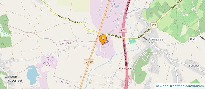 localisation de l'entreprise MELIMAT  CAMPSAS