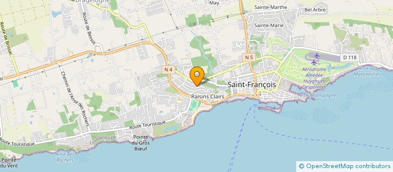localisation de l'entreprise MELIMEKA à SAINT-FRANCOIS