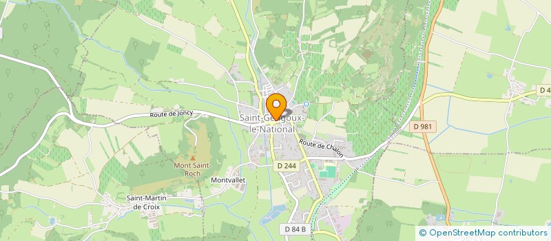 localisation de l'entreprise MELIMELODIE 71  SAINT-GENGOUX-LE-NATIONAL