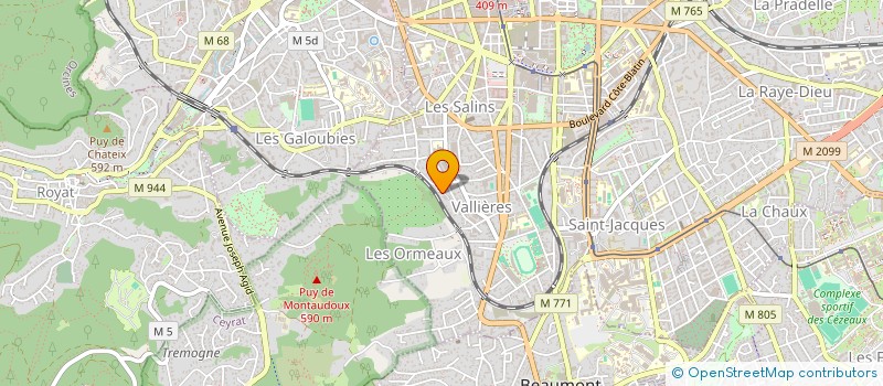 localisation de l'entreprise MELIMELOMANILEMO  CLERMONT-FERRAND