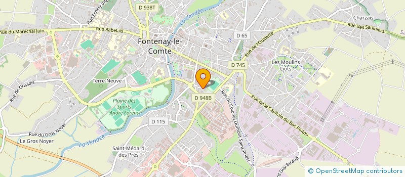 localisation de l'entreprise MELIMMO  FONTENAY-LE-COMTE