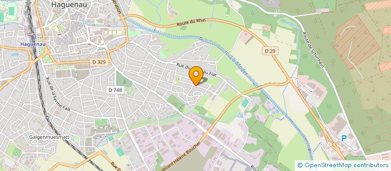 localisation de l'entreprise MELIMO  HAGUENAU