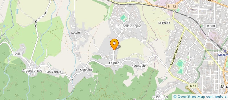 localisation de l'entreprise MELIMPACT  AIGUEFONDE