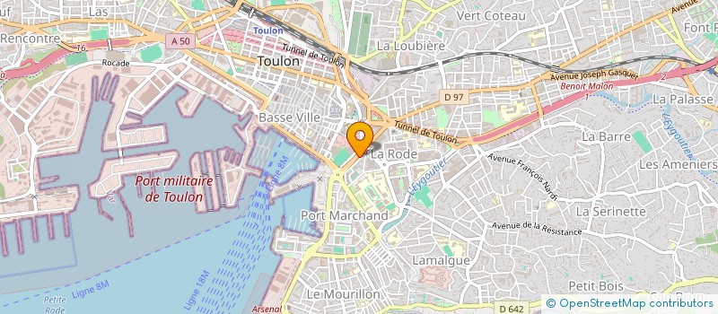 localisation de l'entreprise MELIMYA  TOULON