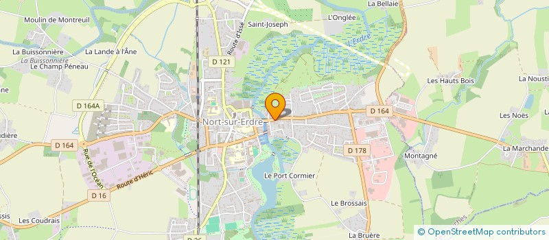 localisation de l'entreprise MELIN  NORT-SUR-ERDRE