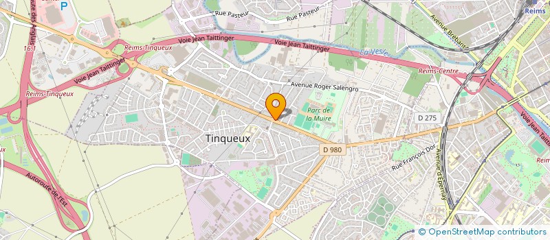 localisation de l'entreprise MELIN THIERRY  TINQUEUX