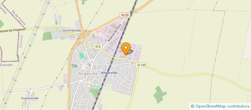 localisation de l'entreprise MELINA  ANGERVILLE