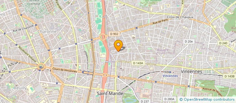 localisation de l'entreprise MELINA à MONTREUIL