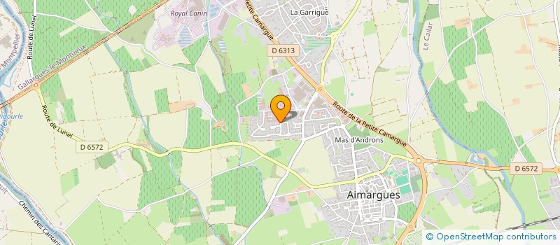 localisation de l'entreprise MELINA  AIMARGUES