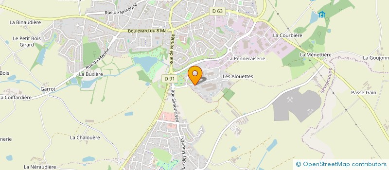 localisation de l'entreprise MELINA  SEVREMOINE