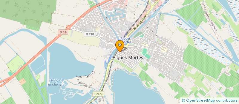 localisation de l'entreprise MELINA  AIGUES-MORTES