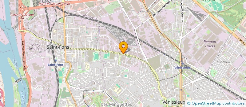 localisation de l'entreprise MELINA CENTER SAS  VENISSIEUX