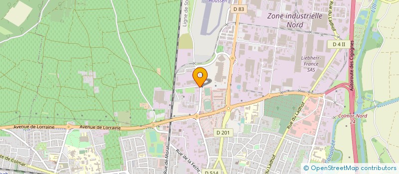 localisation de l'entreprise MELINA CRISTALLERIE  COLMAR