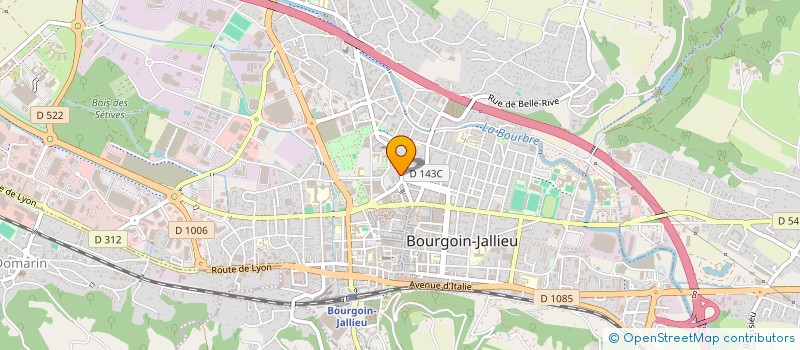 localisation de l'entreprise MELINAND à BOURGOIN-JALLIEU