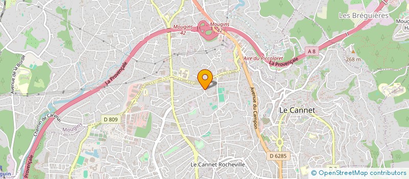 localisation de l'entreprise MELINDA à LE CANNET